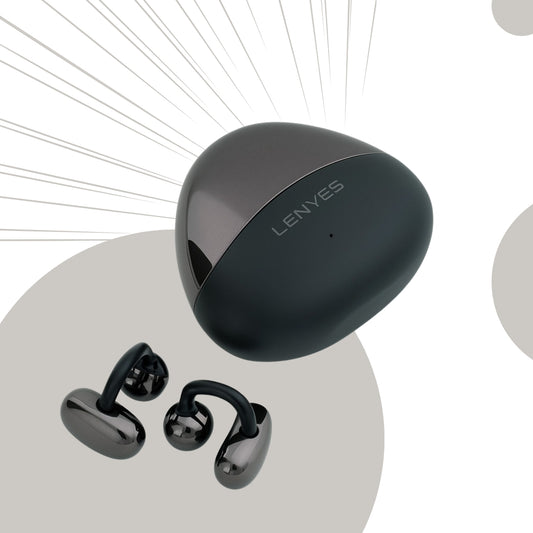 لينيس AIR212 سماعات أذن لاسلكية نشطة حقيقية مع خطافات أذن آمنة