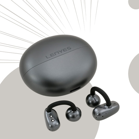 لينيس AIR 203 سماعات بلوتوث 5.4 بتصميم مفتوح على الأذن مع خطافات للأذن