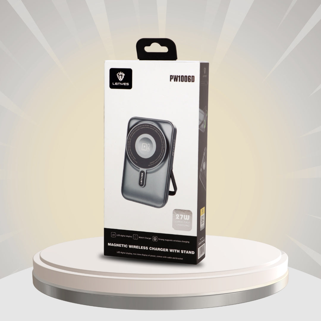 باور بانك لاسلكي مغناطيسي | شحن فائق السرعة | 10000 مللي أمبير