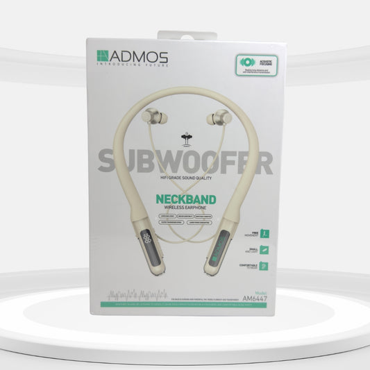 سماعة أذن بلوتوث حول العنق ADMOS AM6447 مع مضخم صوت