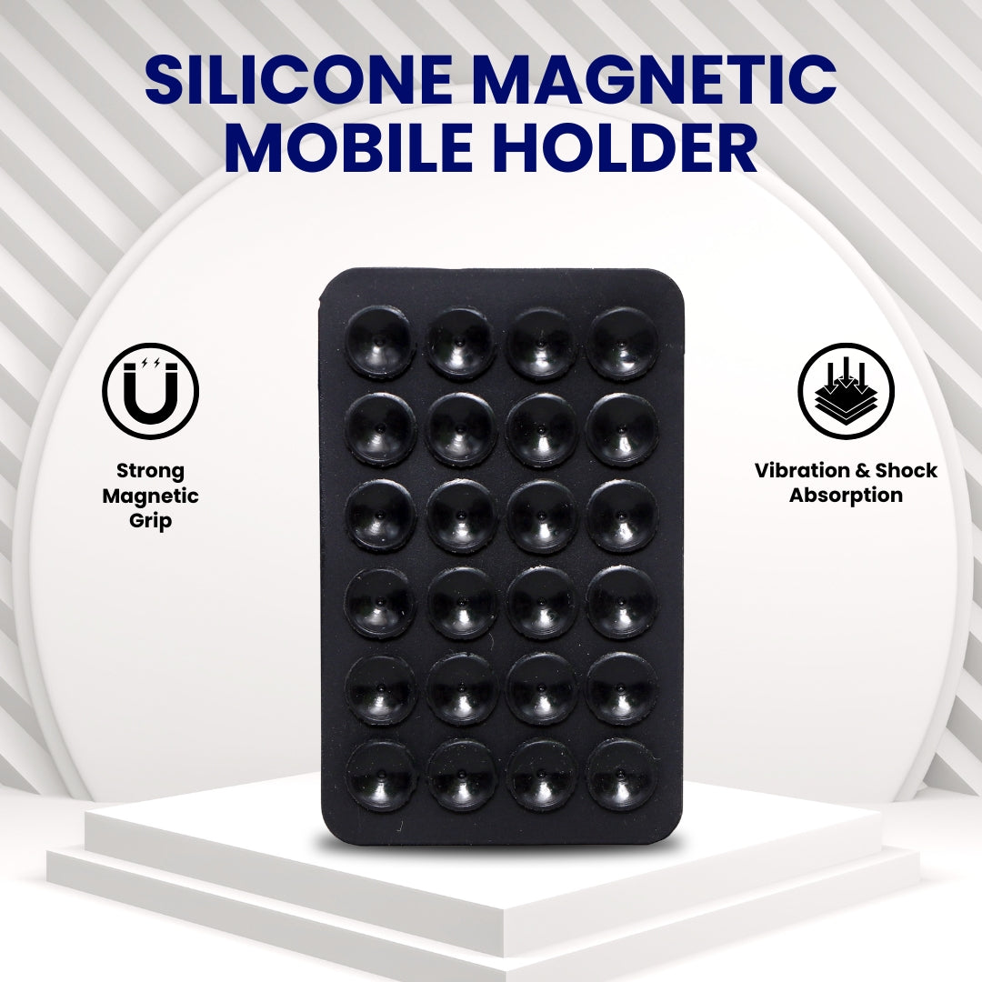 Silicone Suction Cup Phone Mount – Dual-Sided Holder for Mobile & Tablet Use Anywhere