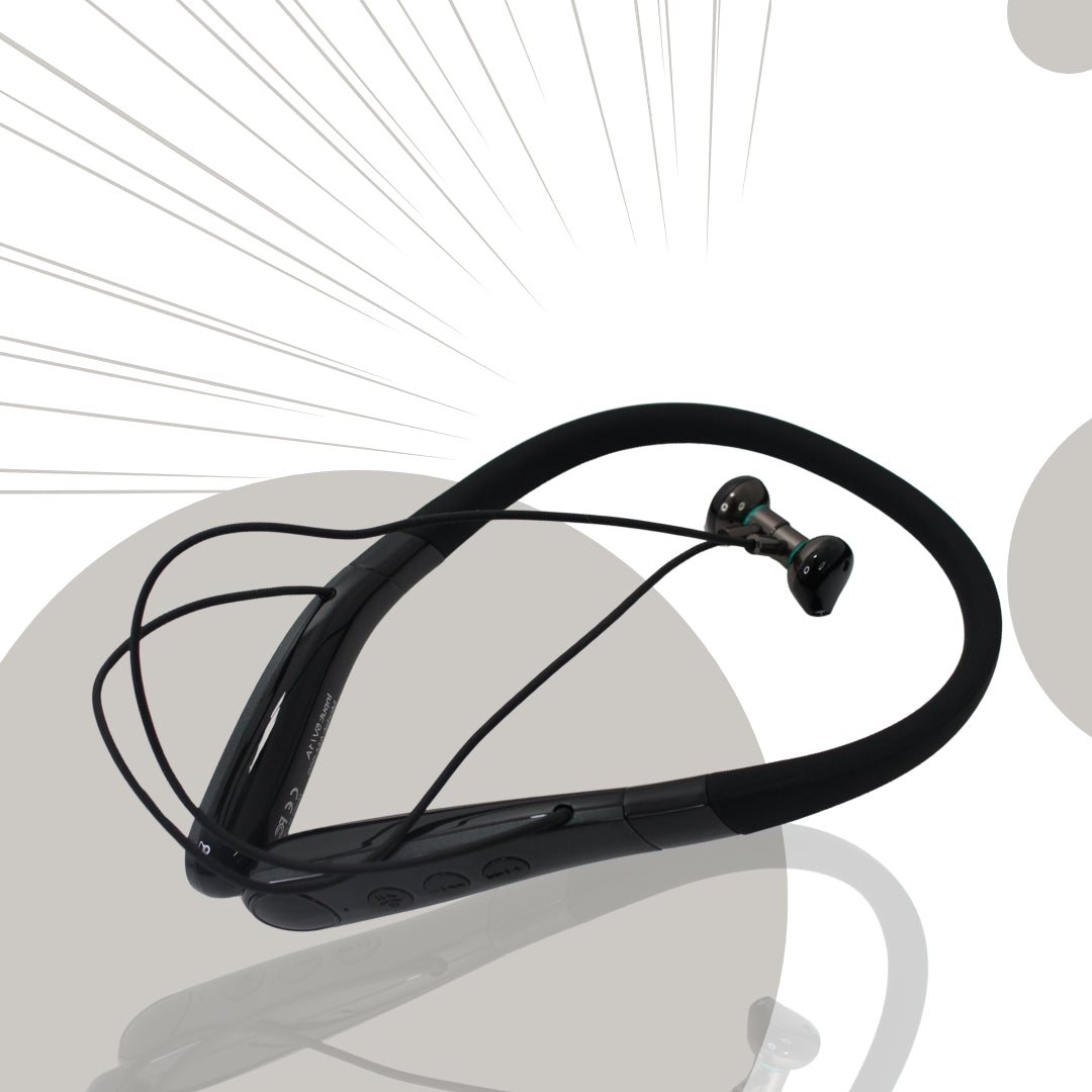 سماعة الرقبة اللاسلكية ADMOS AM-659 باللون الأسود