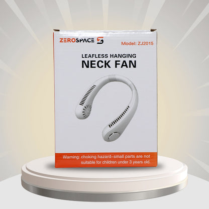 Portable Bladeless Neck Fan – 5000mAh, 5-Speed, Quiet & Hands-Free Cooling
