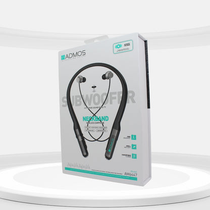 سماعة أذن بلوتوث حول العنق ADMOS AM6447 مع مضخم صوت
