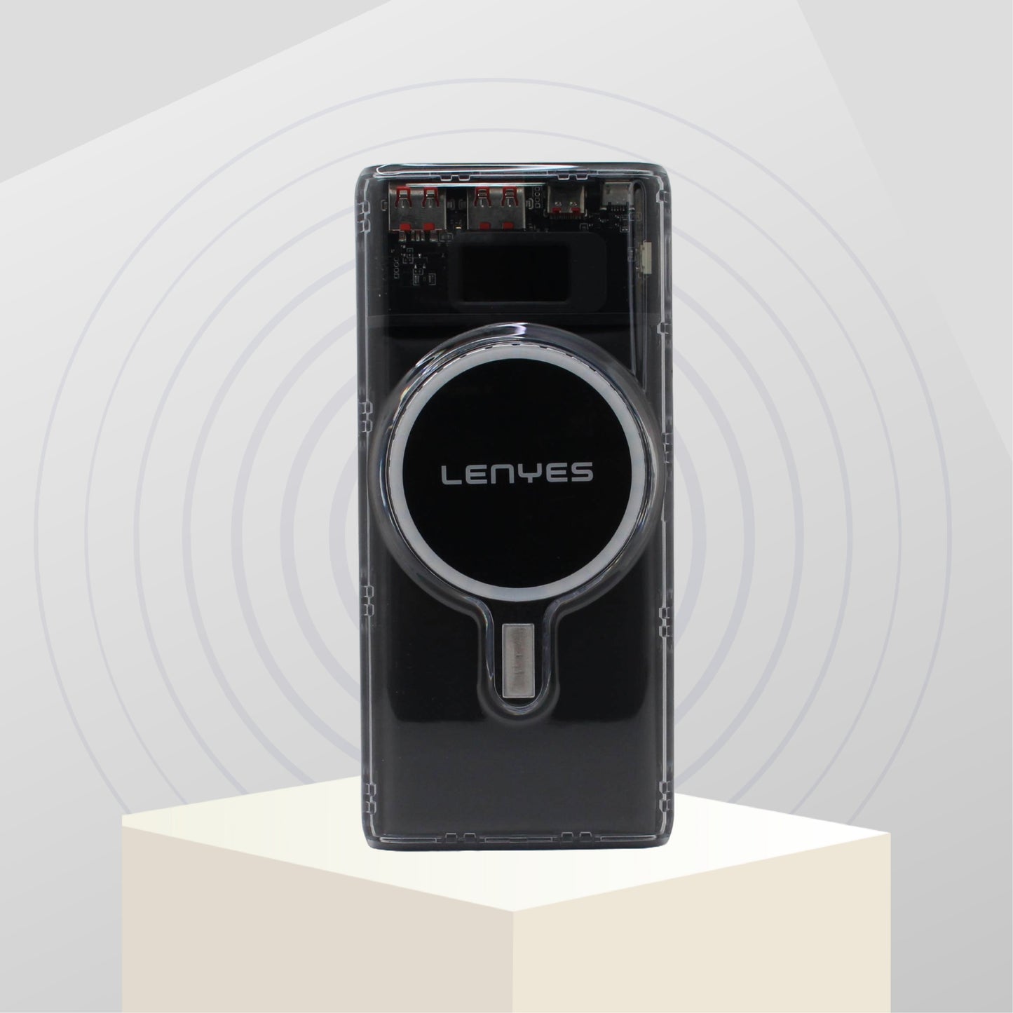 لينيس PW2210 – بنك طاقة 22.5W + PD20W مع شحن مغناطيسي MagSafe بقوة 15 واط (20000 مللي أمبير)