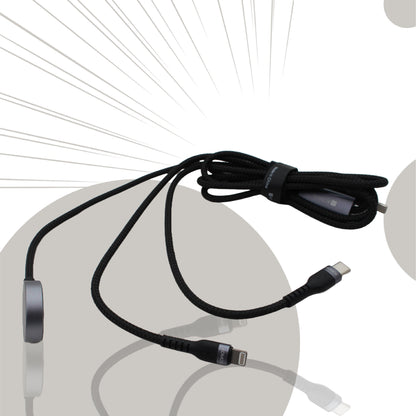 كابل شحن سريع 3 في 1 بقوة PD100W من Admos (الموديل AM‑220)