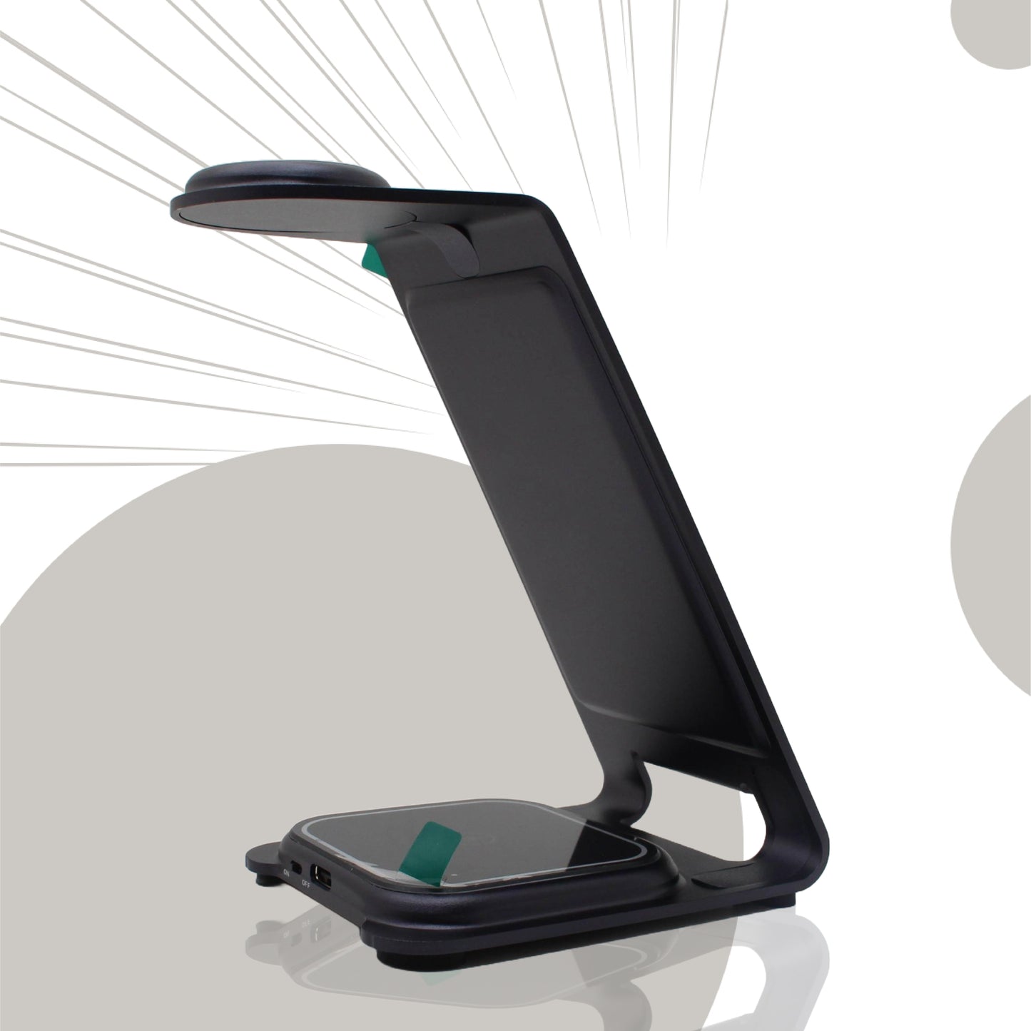 أدموس AM-816 – شاحن لاسلكي 3 في 1 (22.5 واط)