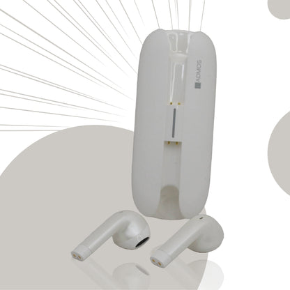 Admos ADF130 سماعات أذن لاسلكية بلوتوث مع ميكروفون وبطارية تعمل لمدة 20 ساعة