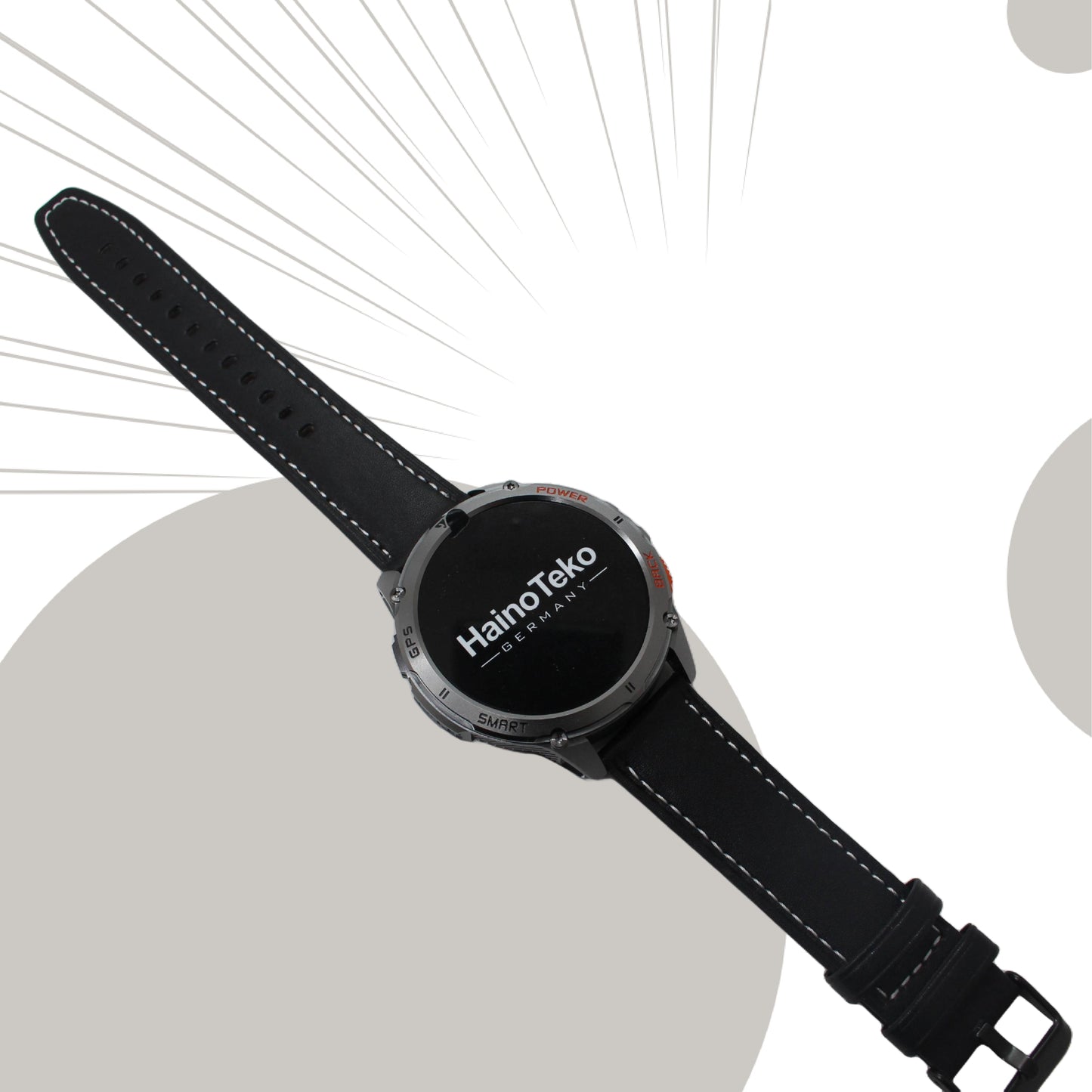 ساعة هاينوتيكو HainoTeko GPS-1 الذكية بشاشة AMOLED