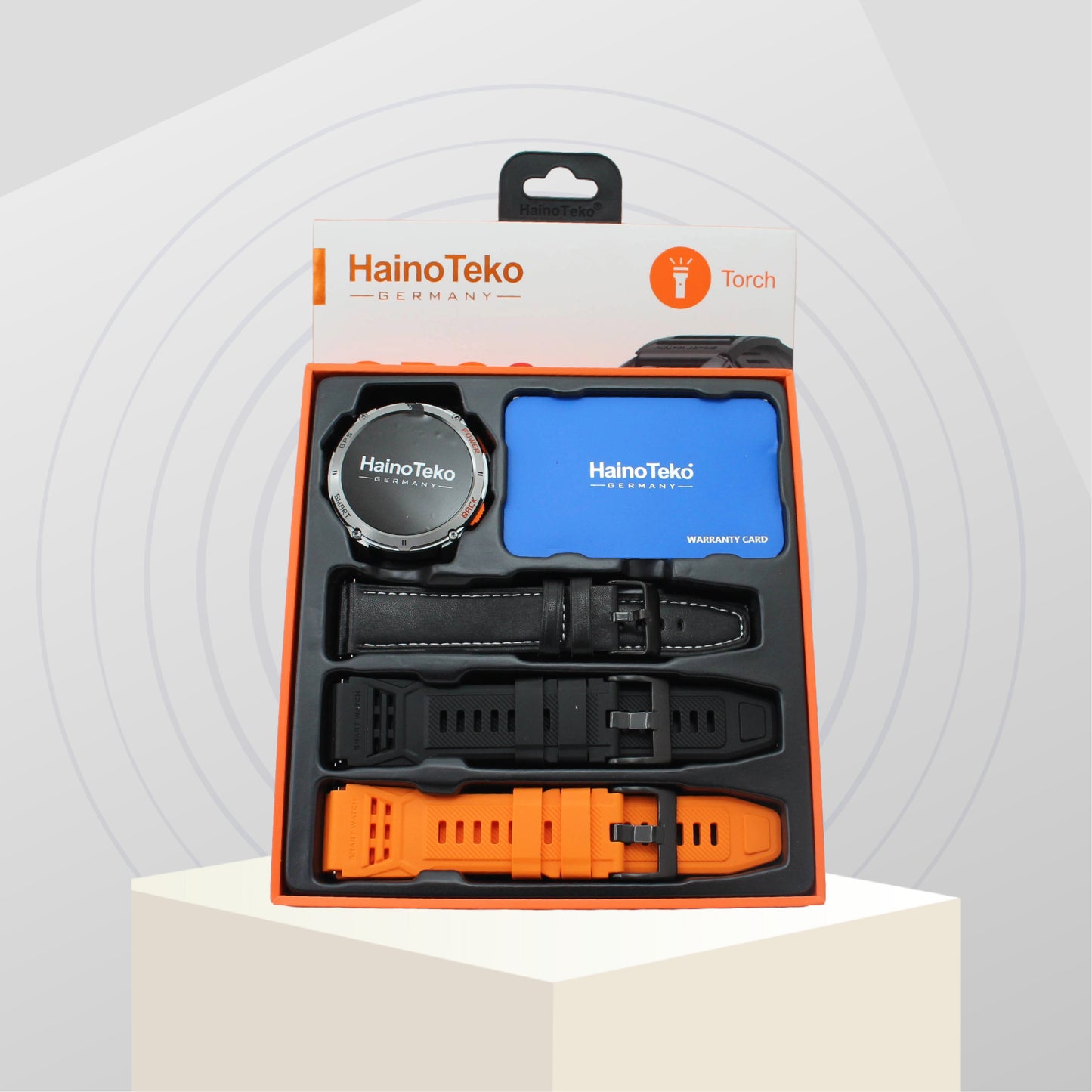 ساعة هاينوتيكو HainoTeko GPS-1 الذكية بشاشة AMOLED