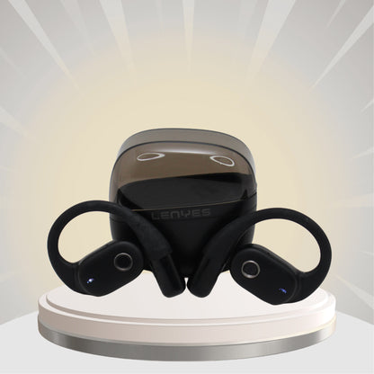 سماعات الأذن اللاسلكية Lenyes AIR 211 مع ميكروفون، باللون الأسود